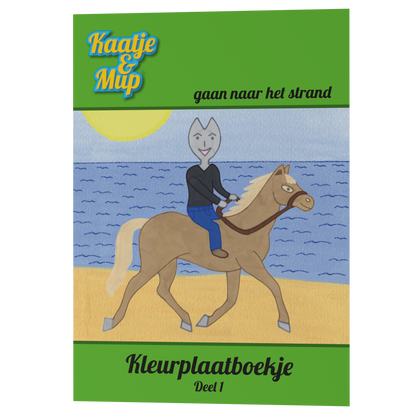 Kleurboekje A5 van Kaatje&Mup, groene serie deel 1 — foto 3