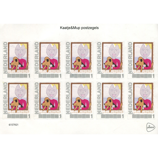 Postzegels van Kaatje&Mup