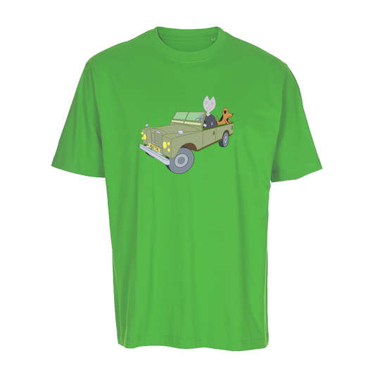 T-shirt voor kinderen van Kaatje&Mup met de jeep